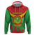 Personalised Mauritania Independence Day Hoodie Coat Of Arms With Map Flag Color - Wonder Print Shop