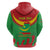 Personalised Mauritania Independence Day Hoodie Coat Of Arms With Map Flag Color - Wonder Print Shop