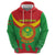 Personalised Mauritania Independence Day Hoodie Coat Of Arms With Map Flag Color - Wonder Print Shop