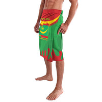 Personalised Mauritania Independence Day Lavalava Coat Of Arms With Map Flag Color - Wonder Print Shop