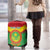 Personalised Mauritania Independence Day Luggage Cover Coat Of Arms With Map Flag Color - Wonder Print Shop