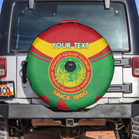 Personalised Mauritania Independence Day Spare Tire Cover Coat Of Arms With Map Flag Color - Wonder Print Shop