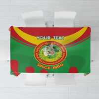 Personalised Mauritania Independence Day Tablecloth Coat Of Arms With Map Flag Color - Wonder Print Shop