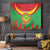 Personalised Mauritania Independence Day Tapestry Coat Of Arms With Map Flag Color - Wonder Print Shop