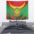 Personalised Mauritania Independence Day Tapestry Coat Of Arms With Map Flag Color - Wonder Print Shop