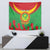 Personalised Mauritania Independence Day Tapestry Coat Of Arms With Map Flag Color - Wonder Print Shop