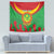Personalised Mauritania Independence Day Tapestry Coat Of Arms With Map Flag Color - Wonder Print Shop