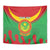 Personalised Mauritania Independence Day Tapestry Coat Of Arms With Map Flag Color - Wonder Print Shop