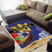Barbados Independence Day Area Rug 30 November Brown Pelican With Trident - Wonder Print Shop