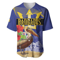 Barbados Independence Day Baseball Jersey 30 November Brown Pelican With Trident - Wonder Print Shop