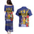 Barbados Independence Day Couples Matching Puletasi and Hawaiian Shirt 30 November Brown Pelican With Trident - Wonder Print Shop