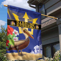 Barbados Independence Day Garden Flag 30 November Brown Pelican With Trident - Wonder Print Shop