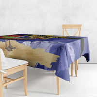 Barbados Independence Day Tablecloth 30 November Brown Pelican With Trident - Wonder Print Shop