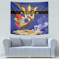 Barbados Independence Day Tapestry 30 November Brown Pelican With Trident - Wonder Print Shop