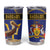 Barbados Independence Day Tumbler Cup 30 November Brown Pelican With Trident - Wonder Print Shop