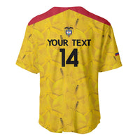 Colombia Football Custom Baseball Jersey 2026 Butterflies Orange-barred Sulphur - Wonder Print Shop