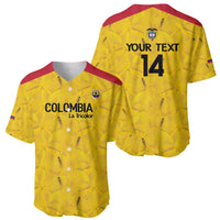 Colombia Football Custom Baseball Jersey 2026 Butterflies Orange-barred Sulphur - Wonder Print Shop