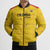 Colombia Football Custom Bomber Puffer Jacket 2026 Butterflies Orange-barred Sulphur - Wonder Print Shop