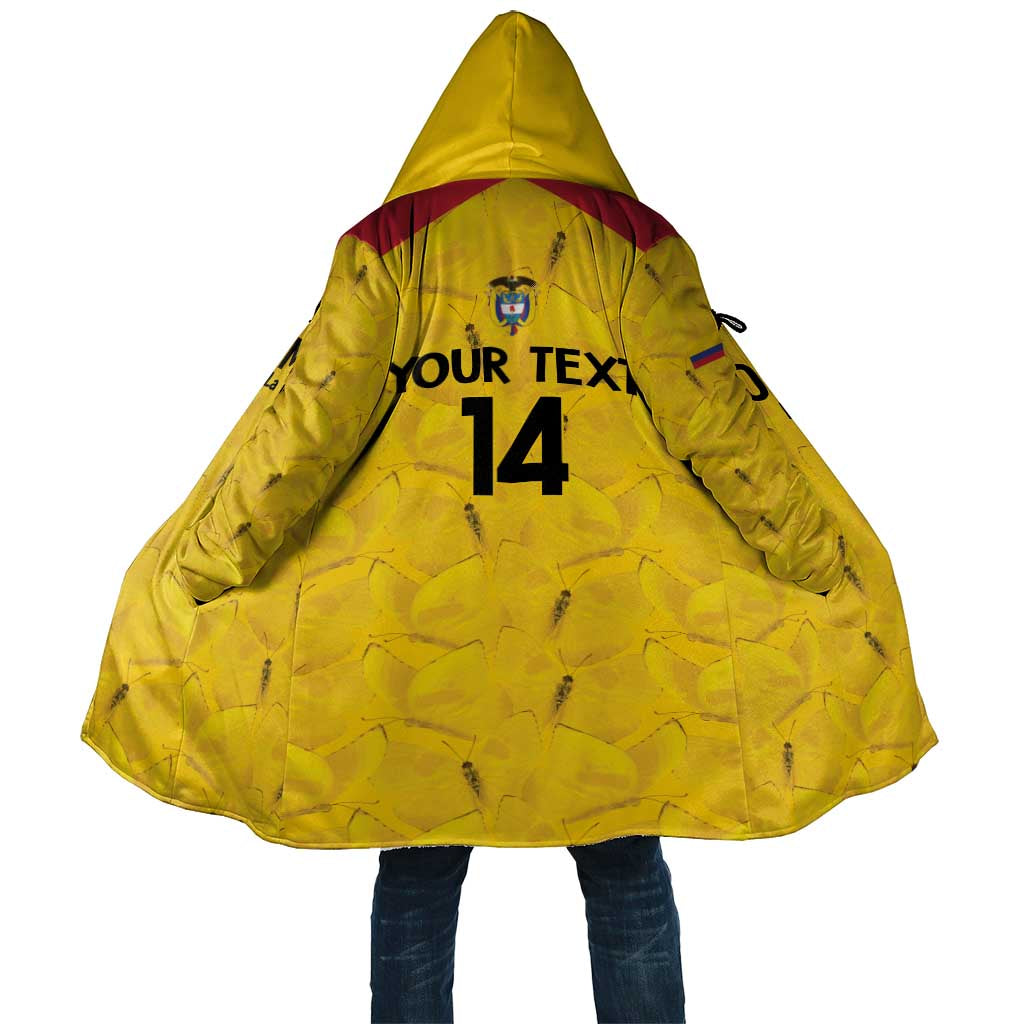 Colombia Football Custom Cloak 2026 Butterflies Orange-barred Sulphur - Wonder Print Shop