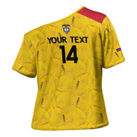 Colombia Football Custom Cross Shoulder Shirt 2026 Butterflies Orange-barred Sulphur - Wonder Print Shop
