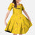 Colombia Football Custom Family Matching Mermaid Dress and Hawaiian Shirt 2026 Butterflies Orange-barred Sulphur - Wonder Print Shop