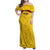 Colombia Football Custom Family Matching Off Shoulder Maxi Dress and Hawaiian Shirt 2026 Butterflies Orange-barred Sulphur - Wonder Print Shop
