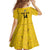 Colombia Football Custom Family Matching Off Shoulder Short Dress and Hawaiian Shirt 2026 Butterflies Orange-barred Sulphur - Wonder Print Shop