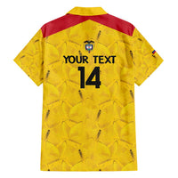 Colombia Football Custom Family Matching Puletasi and Hawaiian Shirt 2026 Butterflies Orange-barred Sulphur - Wonder Print Shop