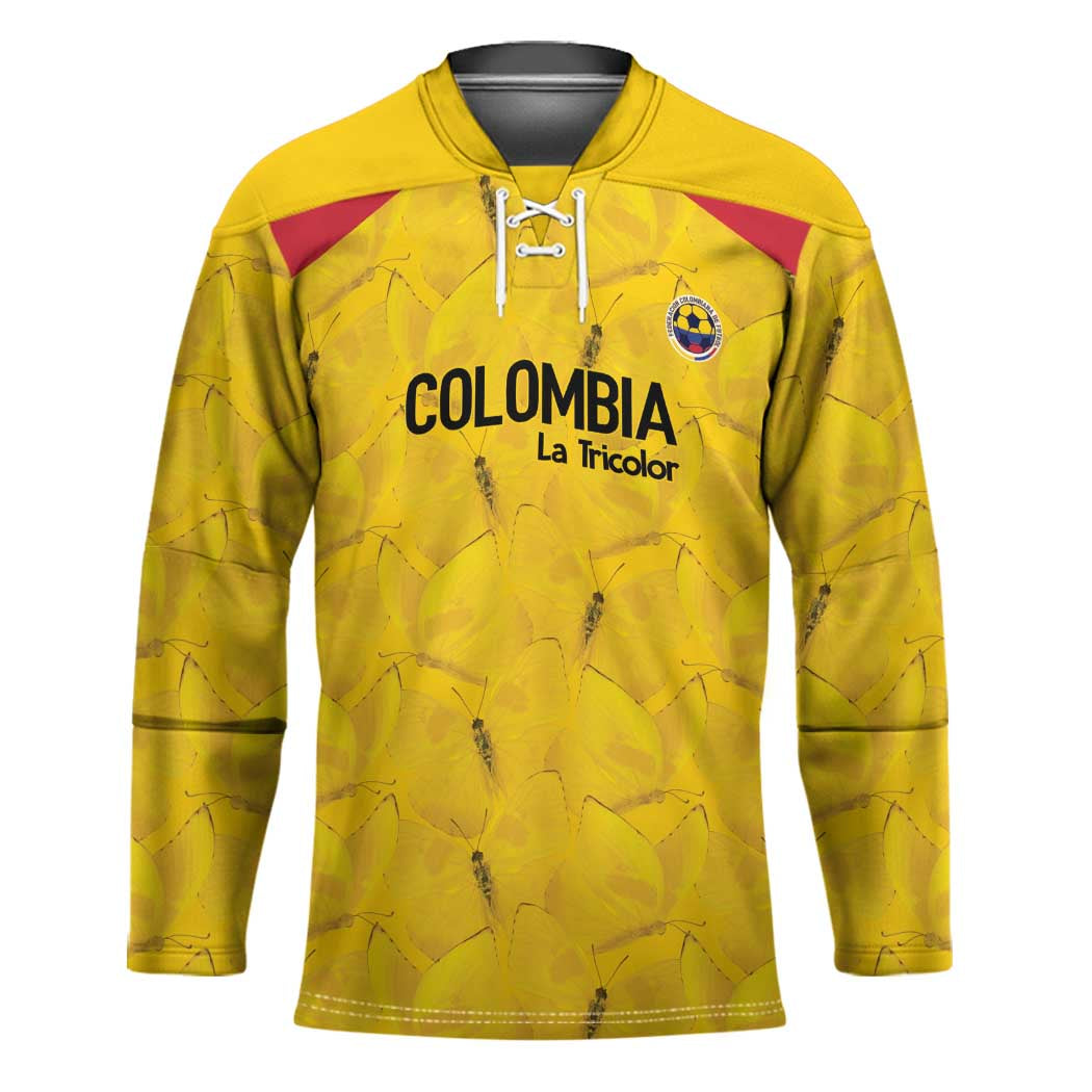 Colombia Football Custom Hockey Jersey 2026 Butterflies Orange-barred Sulphur - Wonder Print Shop