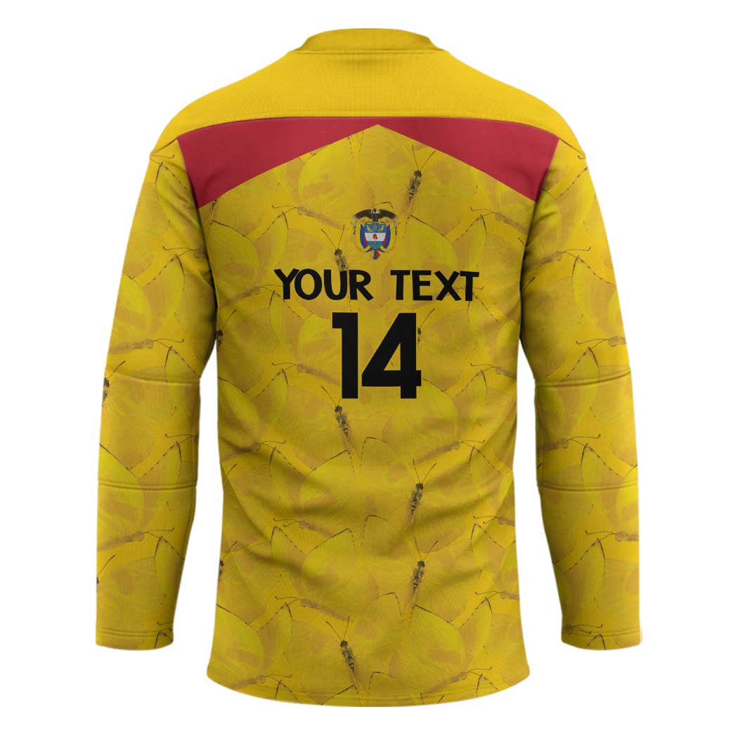Colombia Football Custom Hockey Jersey 2026 Butterflies Orange-barred Sulphur - Wonder Print Shop