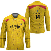 Colombia Football Custom Hockey Jersey 2026 Butterflies Orange-barred Sulphur - Wonder Print Shop