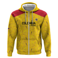 Colombia Football Custom Hoodie 2026 Butterflies Orange-barred Sulphur - Wonder Print Shop