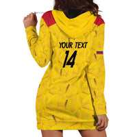 Colombia Football Custom Hoodie Dress 2026 Butterflies Orange-barred Sulphur - Wonder Print Shop