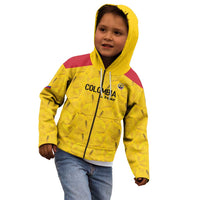Colombia Football Custom Kid Hoodie 2026 Butterflies Orange-barred Sulphur - Wonder Print Shop