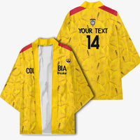 Colombia Football Custom Kimono 2026 Butterflies Orange-barred Sulphur - Wonder Print Shop