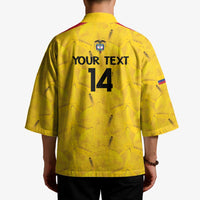 Colombia Football Custom Kimono 2026 Butterflies Orange-barred Sulphur - Wonder Print Shop