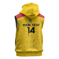 Colombia Football Custom Sleeveless Hoodie 2026 Butterflies Orange-barred Sulphur - Wonder Print Shop