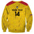 Colombia Football Custom Sweatshirt 2026 Butterflies Orange-barred Sulphur - Wonder Print Shop