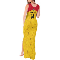 Colombia Football Custom Tank Maxi Dress 2026 Butterflies Orange-barred Sulphur - Wonder Print Shop