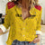 Colombia Football Custom Women Casual Shirt 2026 Butterflies Orange-barred Sulphur - Wonder Print Shop