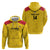 Colombia Football Custom Zip Hoodie 2026 Butterflies Orange-barred Sulphur - Wonder Print Shop