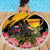Australia Melbourne Cup Day Beach Blanket Horse Racing Trophy With Roses - Wonder Print Shop