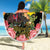 Australia Melbourne Cup Day Beach Blanket Horse Racing Trophy With Roses - Wonder Print Shop