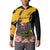 Personalised Australia Melbourne Cup Day Button Sweatshirt Horse Racing Trophy With Roses - Wonder Print Shop