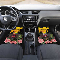 Australia Melbourne Cup Day Car Mats Horse Racing Trophy With Roses - Wonder Print Shop
