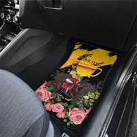 Australia Melbourne Cup Day Car Mats Horse Racing Trophy With Roses - Wonder Print Shop