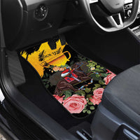 Australia Melbourne Cup Day Car Mats Horse Racing Trophy With Roses - Wonder Print Shop