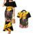 Personalised Australia Melbourne Cup Day Couples Matching Mermaid Dress and Hawaiian Shirt Horse Racing Trophy With Roses - Wonder Print Shop