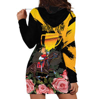 Personalised Australia Melbourne Cup Day Hoodie Dress Horse Racing Trophy With Roses - Wonder Print Shop