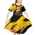 Personalised Australia Melbourne Cup Day Kid Short Sleeve Dress Horse Racing Trophy With Roses - Wonder Print Shop
